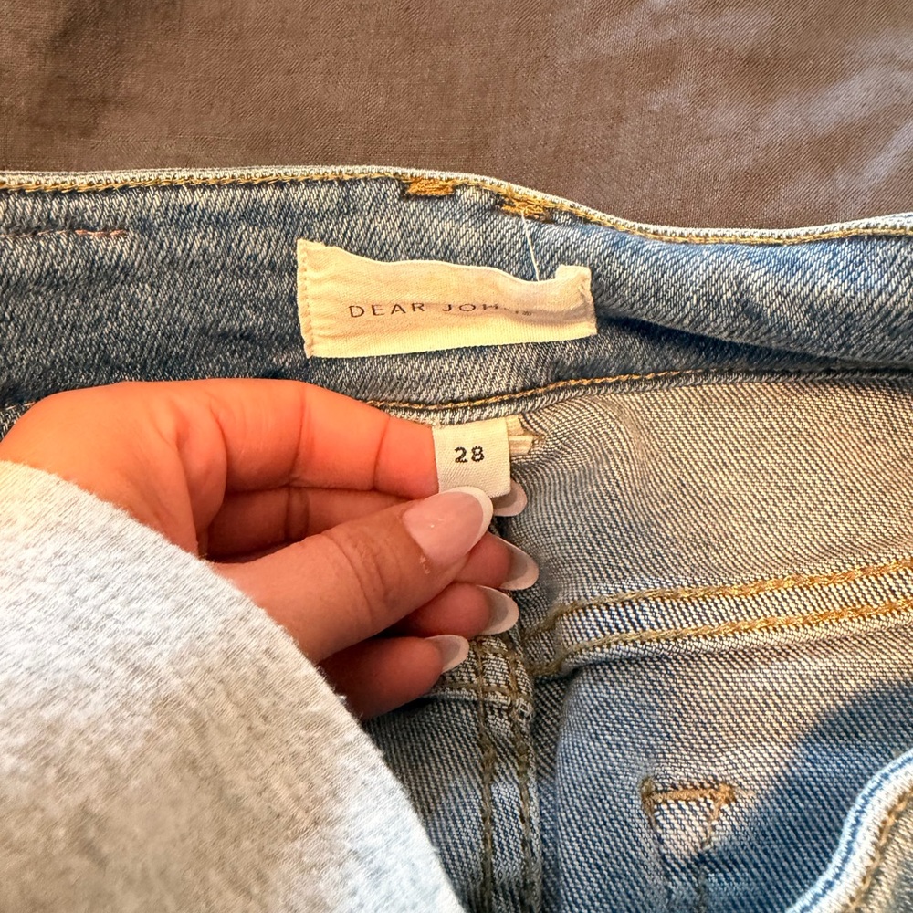 Dear John Medium Blue High-Rise Wide Leg Jeans - Picture 3 of 3